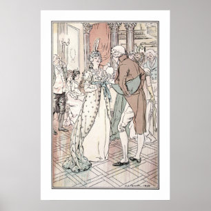 Poster Sens et sensibilité C.E. Brock Print de Jane Auste