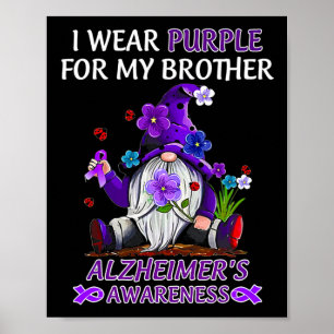 Poster Sensibilisation à Heimerheimer Je porte du violet