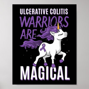 Poster Sensibilisation à la colite ulcérative IBD Unicorn