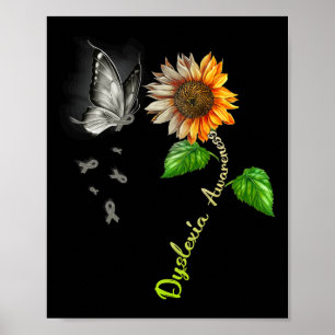 Poster Sensibilisation à la dyslexie Tournesol 