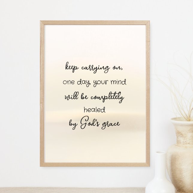 Poster Sensibilisation à la guérison mentale (Créateur téléchargé)