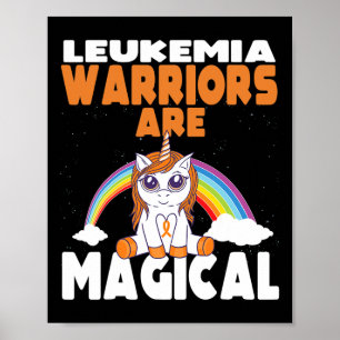 Poster Sensibilisation à la leucémie mignon Magique Unico