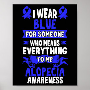 Poster Sensibilisation à la perte de cheveux - Alopecia A