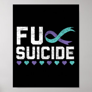 Poster Sensibilisation à la prévention du suicide Santé m