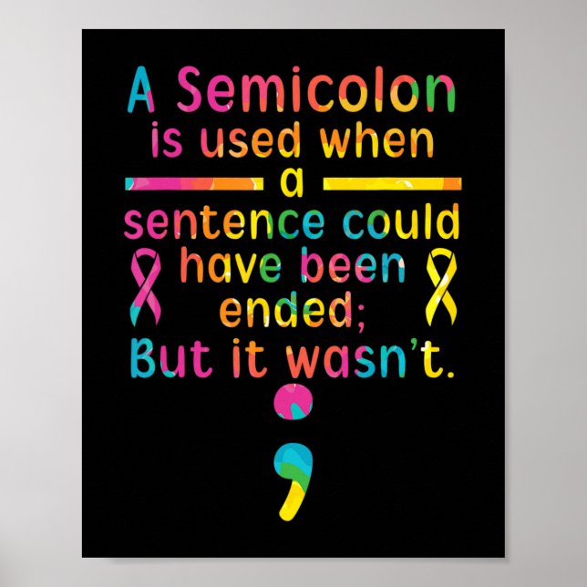 Poster Sensibilisation à la prévention du suicide Santé m (Devant)