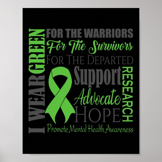 Poster Sensibilisation à la santé mentale (Devant)