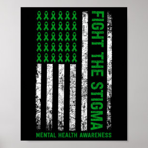 Poster Sensibilisation à la santé mentale Lutte contre la