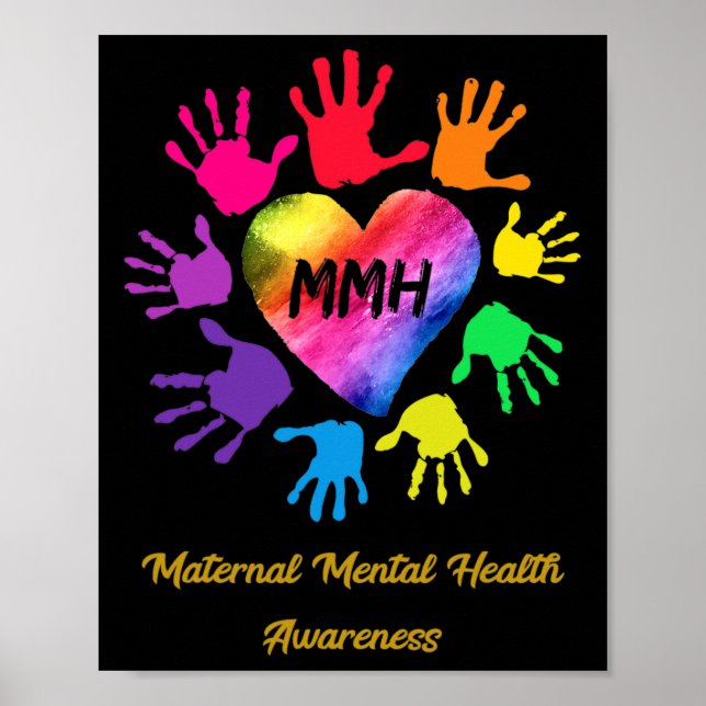 Poster Sensibilisation à la santé mentale maternelle Cade (Devant)