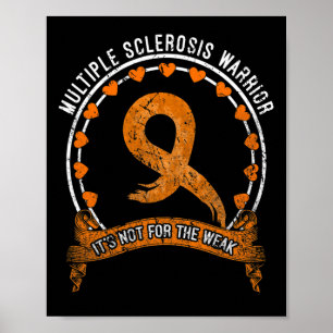 Poster Sensibilisation à la sclérose Mme Costume de guerr