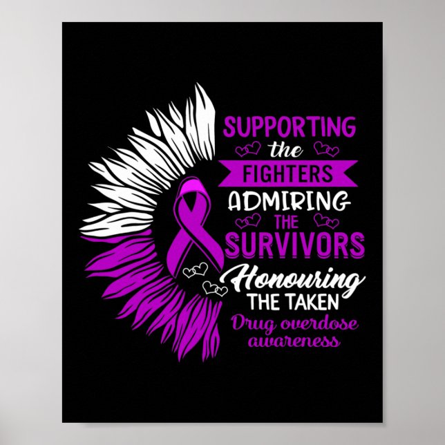 Poster Sensibilisation À La Surdose De Drogue À L'Appui D (Devant)