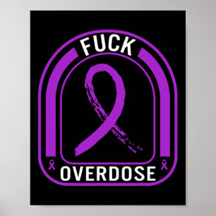 Poster Sensibilisation à la surdose de drogue Toxicomanie