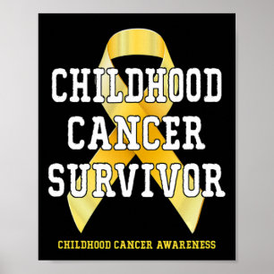 Poster Sensibilisation à l'enfance au cancer Cancer Survi