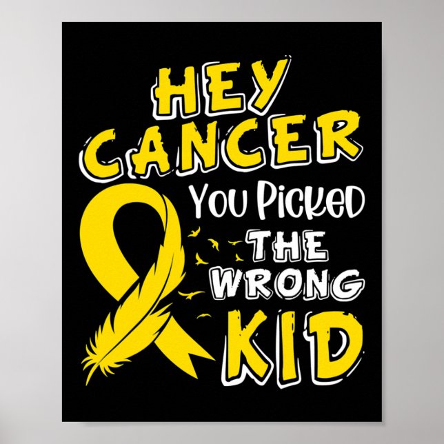 Poster Sensibilisation à l'enfance au cancer Survivant Wr (Devant)