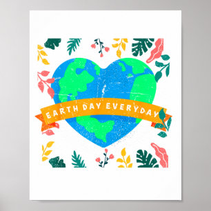 Poster Sensibilisation à l'environnement Jour de la Terre