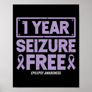 Poster Sensibilisation à l'épilepsie 1 an Saisie Ruban gr