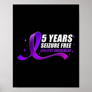 Poster Sensibilisation à l'épilepsie 5 ans d'emprisonneme