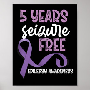 Poster Sensibilisation à l'épilepsie 5 ans d'emprisonneme