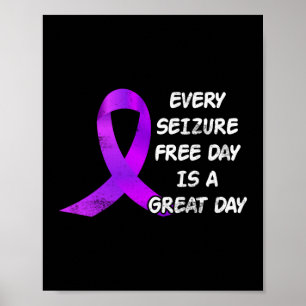 Poster Sensibilisation à l'épilepsie chaque jour libre de