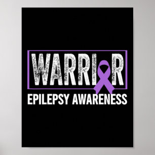 Poster Sensibilisation à l'épilepsie - Guerrier de sensib
