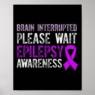 Poster Sensibilisation à l'épilepsie Guerrier épileptique