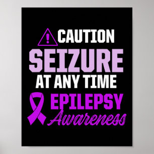 Poster Sensibilisation à l'épilepsie Guerrier épileptique