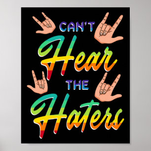 Poster Sensibilisation Aide auditive Implant Asl ne peut 