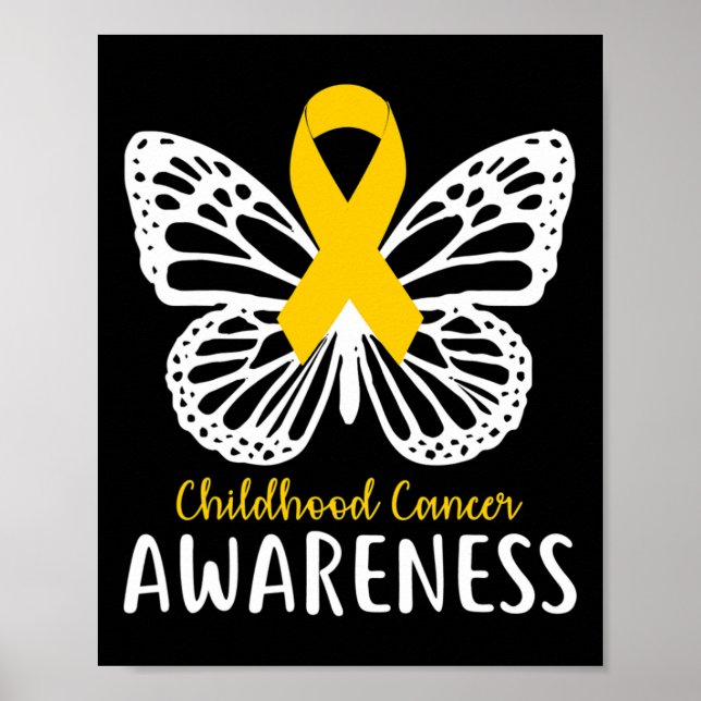 Poster Sensibilisation au cancer chez les enfants Cadeaux (Devant)