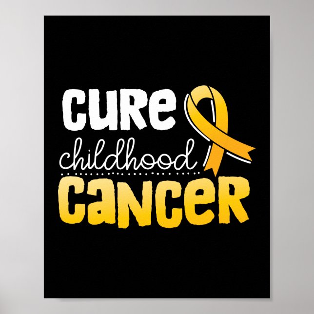 Poster Sensibilisation au cancer de l'enfance (Devant)