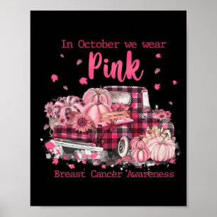 Poster Sensibilisation Au Cancer Du Sein En Octobre Nous