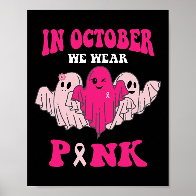 Poster Sensibilisation Au Cancer Du Sein En Octobre Nous  (Devant)