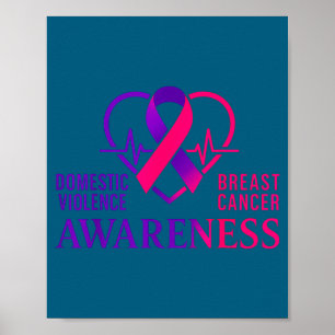 Poster Sensibilisation au cancer du sein et à la violence