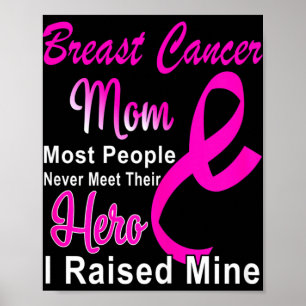 Poster Sensibilisation au cancer du sein Mère Guerrier du