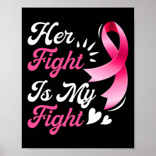 Poster Sensibilisation au cancer du sein Soutien familial