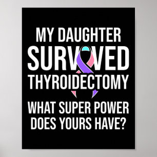 Poster Sensibilisation au cancer Fille Guerrier Survivant
