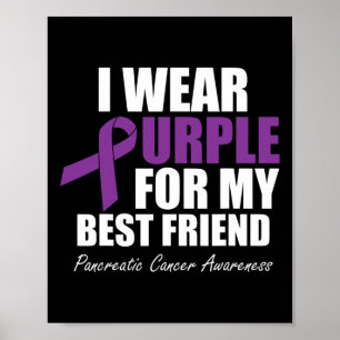 Poster Sensibilisation au cancer pancréatique Je porte le