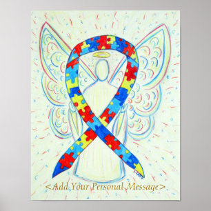 Poster Sensibilisation au casse-tête Ruban Guardian Angel