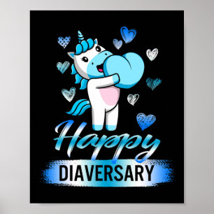 Poster Sensibilisation au diabète Bonne Diaversaire Unico
