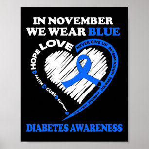 Poster Sensibilisation Au Diabète En Novembre Nous Porton