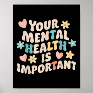 Poster Sensibilisation au suicide Dépression Anxiété Sant