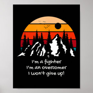 Poster Sensibilisation Au Suicide Je Suis Un Combat Retro