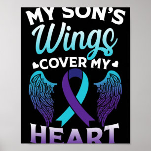 Poster Sensibilisation au suicide Mémoire de son ailes Co