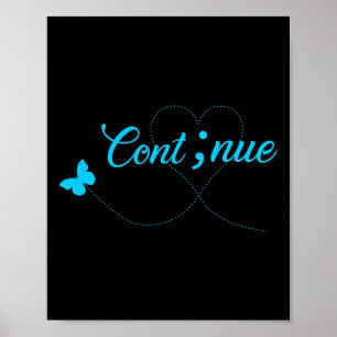 Poster Sensibilisation Au Suicide Pour Les Cadeaux Femmes