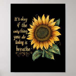 Poster Sensibilisation au suicide Tournesol