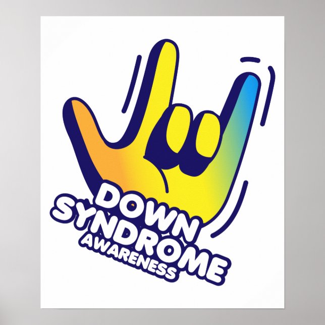 Poster Sensibilisation au syndrome de Down (Devant)