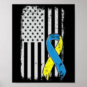Poster Sensibilisation au syndrome de Down - États-Unis e