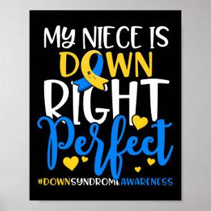Poster Sensibilisation Au Syndrome De Down Ma Nièce Est E
