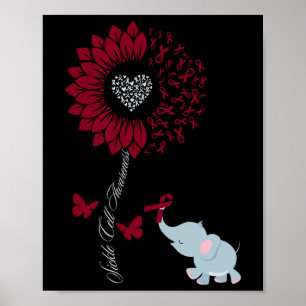Poster Sensibilisation aux cellules de faucille Papillon