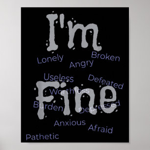 Poster Sensibilisation Im À La Prévention Du Suicide