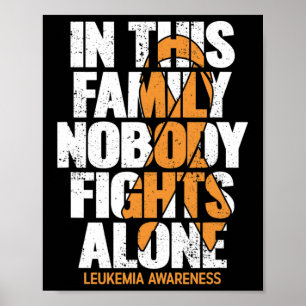 Poster Sensibilisation Soutien familial Leucémie Sensibil