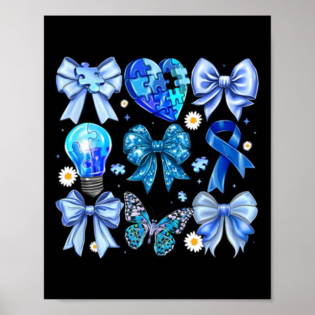 Poster Sensibilisation sur l'autisme Accepter Comprendre  (Devant)